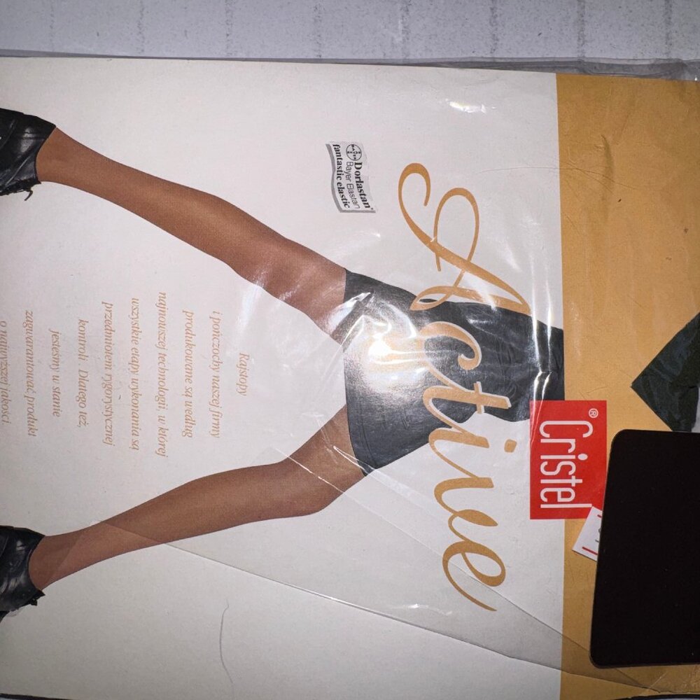 CRISTEL 44 den Classic Women Tights - COLOR - GREEN  SIZE 2/S